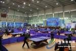 我省第三届乒乓球锦标赛开拍 500选手激战乐都 - 青海热线