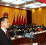 城东法院院长刘平在区“两会”作法院工作报告并获人代会全票通过 - 法院