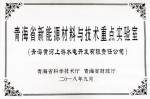 青海省科技厅授予黄河公司新能源分公司实验室为省级重点实验室 - Qhnews.Com