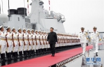 （人民海军70年）（2）习近平出席庆祝人民海军成立70周年海上阅兵活动 - 人民政府
