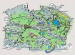青海航食手绘地图正式发布 - Qhnews.Com