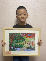 棒!九岁男孩用画笔诠释青海生态之美 - Qhnews.Com