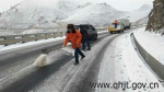 【海东总段】海东公路总段全体职工齐心力抗风雪保畅通 - 交通运输厅